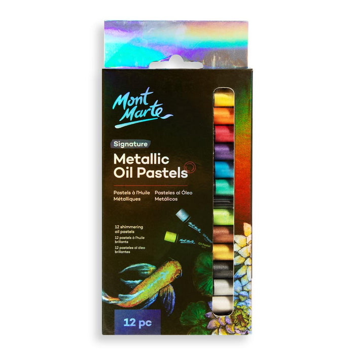 Metallic Oil Pastels Signature 12pc