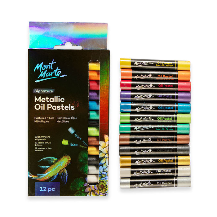 Metallic Oil Pastels Signature 12pc