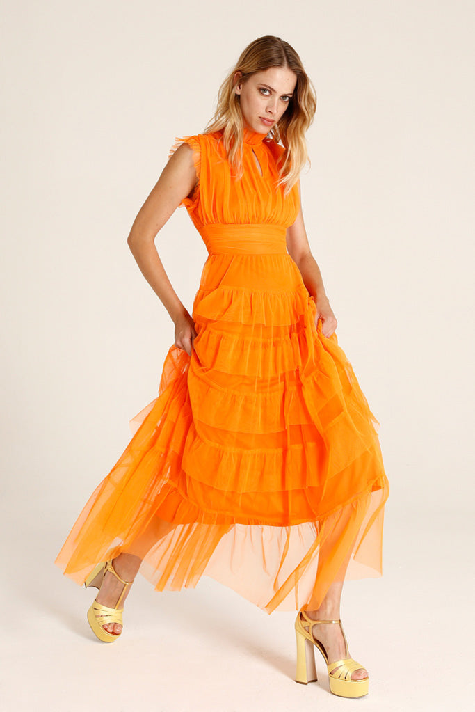 METIS DRESS (ORANGE)