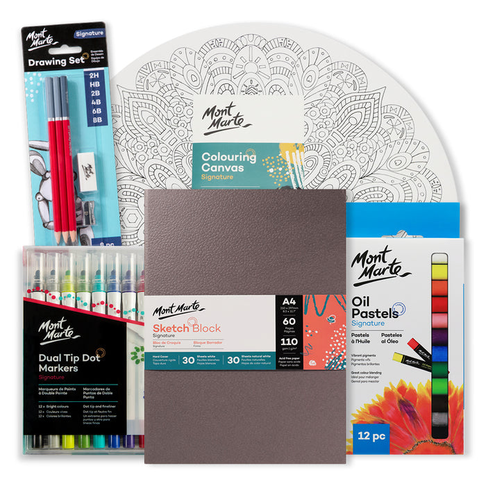 Mindfulness Starter Kit - Calming Sketch and Colour