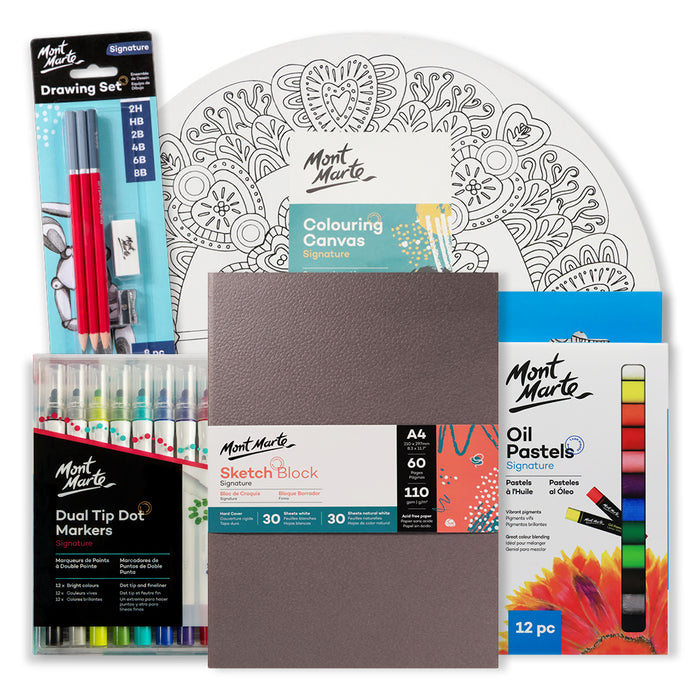 Mindfulness Starter Kit - Calming Sketch and Colour