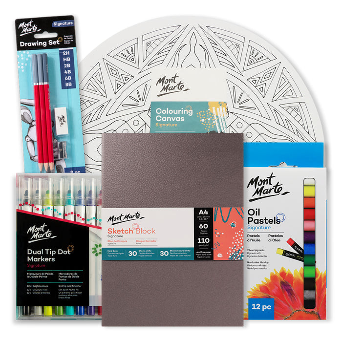 Mindfulness Starter Kit - Calming Sketch and Colour