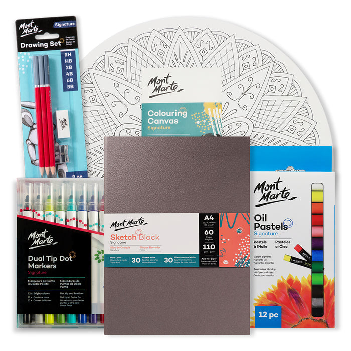 Mindfulness Starter Kit - Calming Sketch and Colour