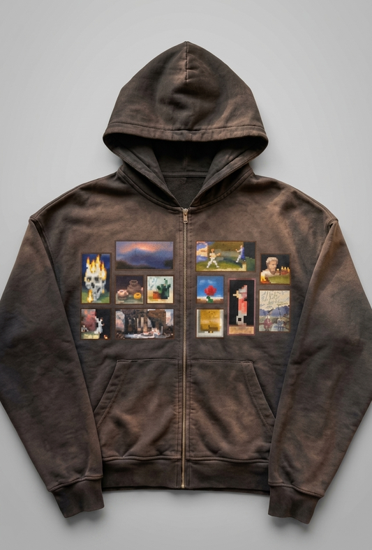 Minecraft Painting Zip-Up