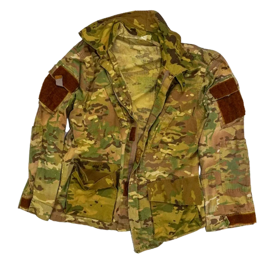 Modified Multi Camo Field Shirt - Large, Item 1 - Film Production Used - Field Shirts