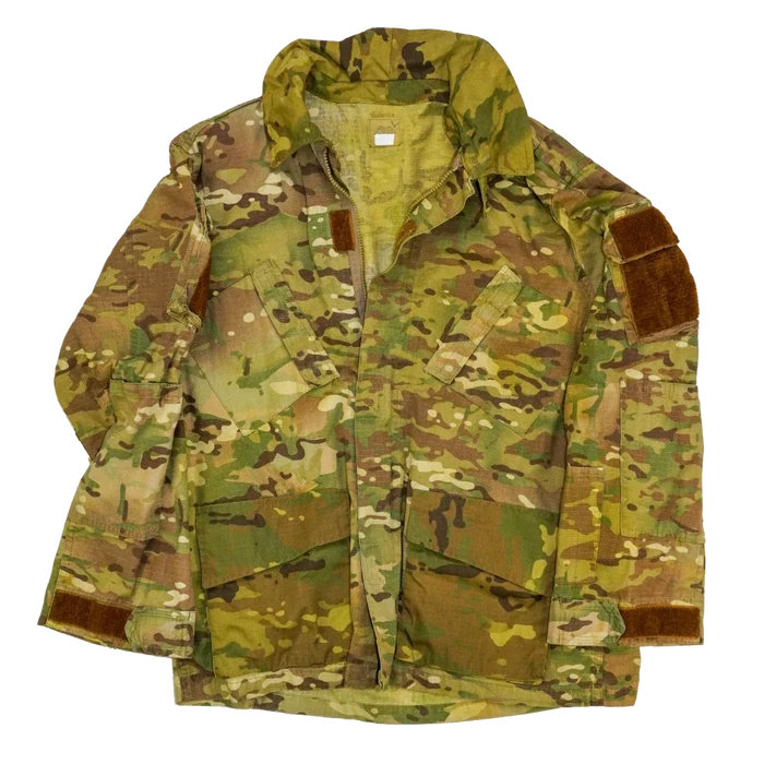 Modified Multi Camo Field Shirt - Large, Item 2 - Film Production Used - Field Shirts