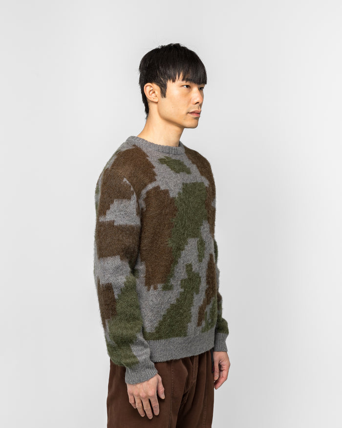Mohair Sweater - Jungle Digi Camo
