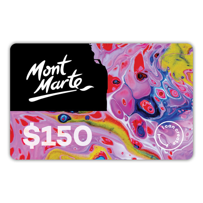 Mont Marte Online Gift Card - $150