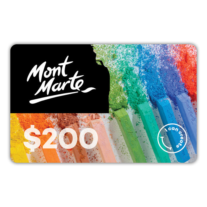 Mont Marte Online Gift Card - $200