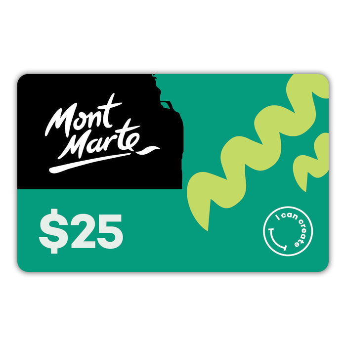 Mont Marte Online Gift Card - $25