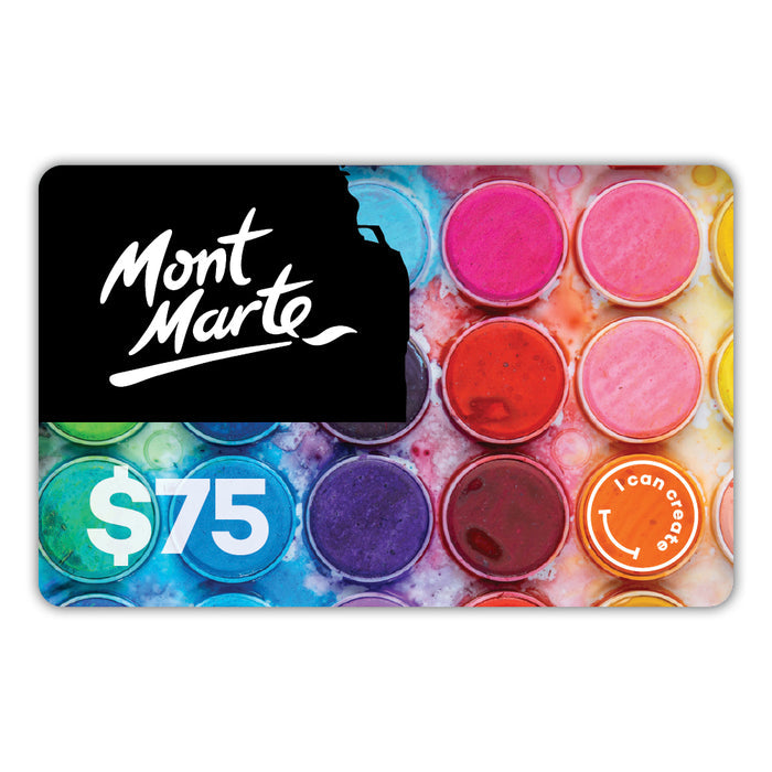 Mont Marte Online Gift Card - $75
