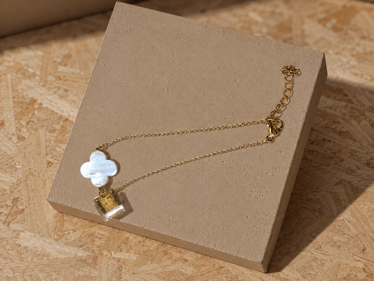 Mother of Pearl Gold Bracelet