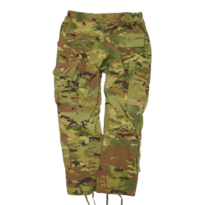 Multi Camo Army Trousers - Medium - Film Production Used - Combat Trousers