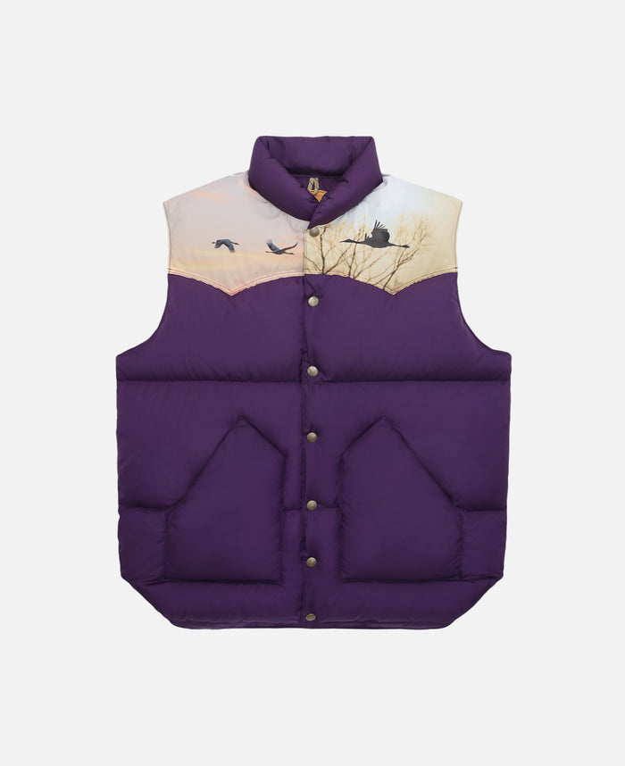 Needles x Rocky Mountain Featherbed Down Vest (Purple)
