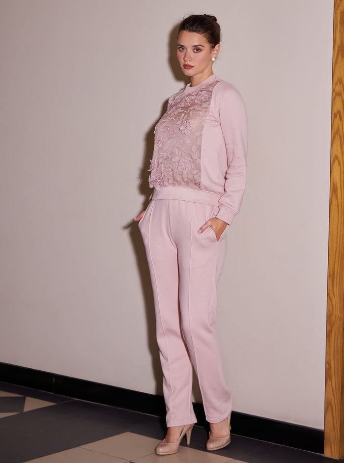 Nesoi Fleece Pink Top