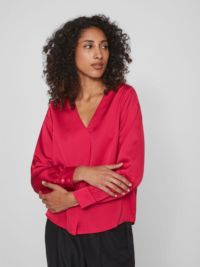 NESSIE V-NECK TOP (LOVE POTION)