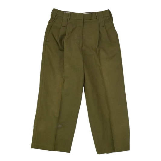 NZ Army 1970s Service Dress Trousers - 68cm, XSmall - New Zealand Army Surplus - Dress Trousers
