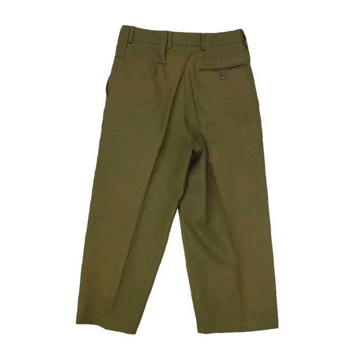 NZ Army 1970s Service Dress Trousers - 68cm, XSmall - New Zealand Army Surplus - Dress Trousers