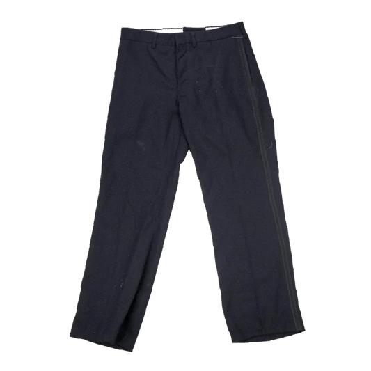 NZ Dark Blue Service Dress Trousers - 84cm, Medium - New Zealand Army Surplus - Dress Trousers