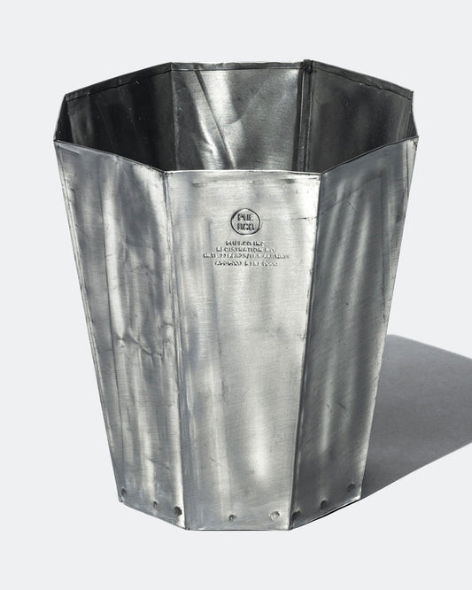 Octagon Trash Can - Recycled Steel
