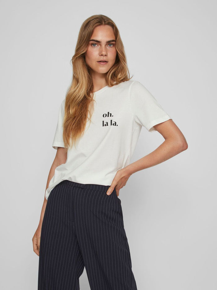OH LA LA T-SHIRT (CLOUD DANCER)