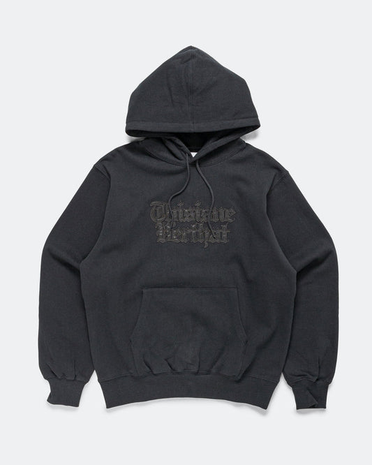 Old English Logo Hoodie - Black