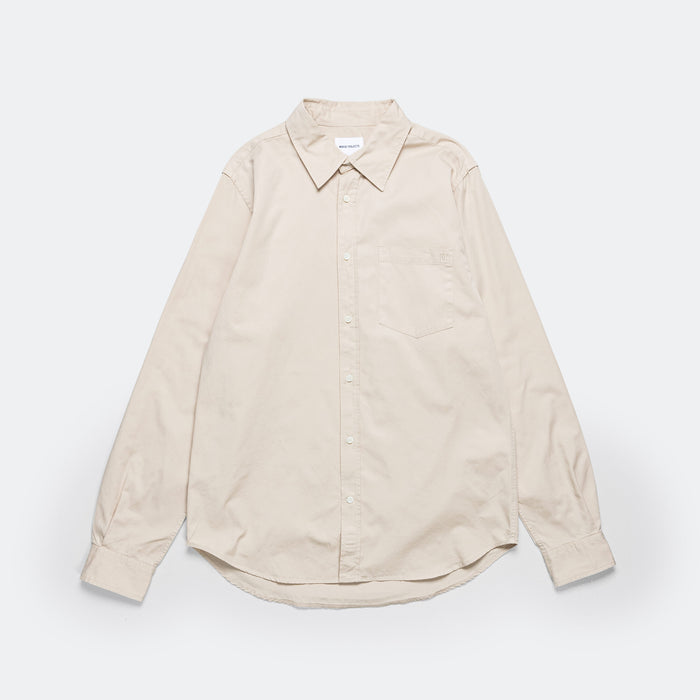 Osvald BD Twill Shirt - Oatmeal