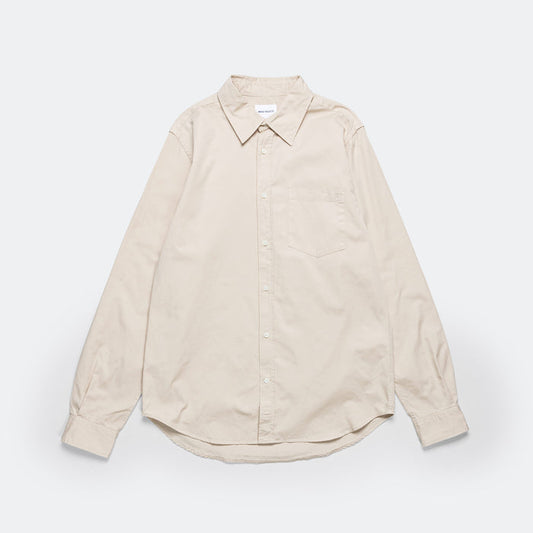 Osvald BD Twill Shirt - Oatmeal