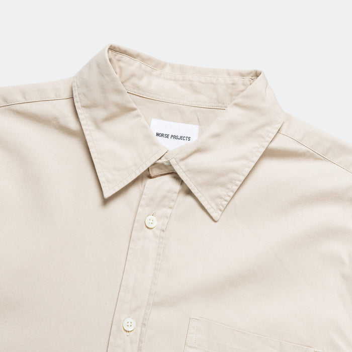 Osvald BD Twill Shirt - Oatmeal