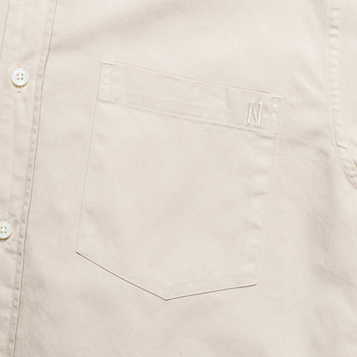 Osvald BD Twill Shirt - Oatmeal