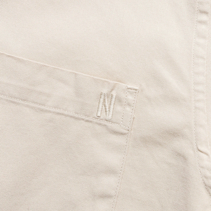 Osvald BD Twill Shirt - Oatmeal