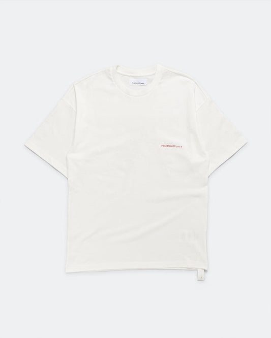 Oversize Keys Print Tee - White