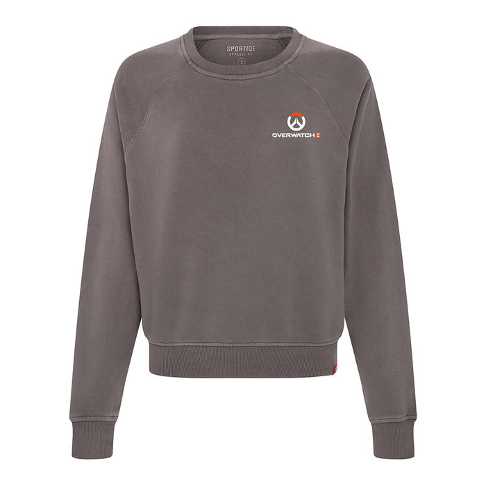 Overwatch Icon Women's Black Crewneck Sweatshirt