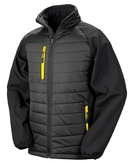 Padded softshell jacket