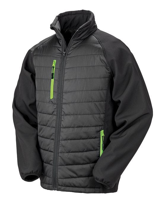 Padded softshell jacket