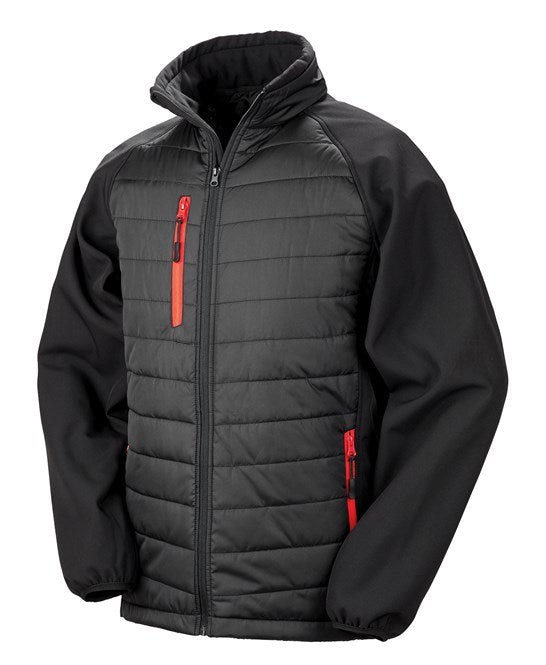 Padded softshell jacket