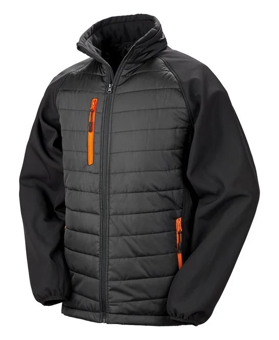 Padded softshell jacket
