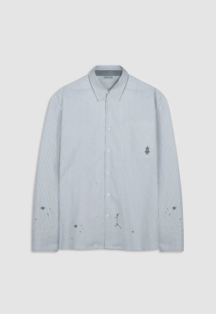 Paint Splatter Logo Boxy Shirt