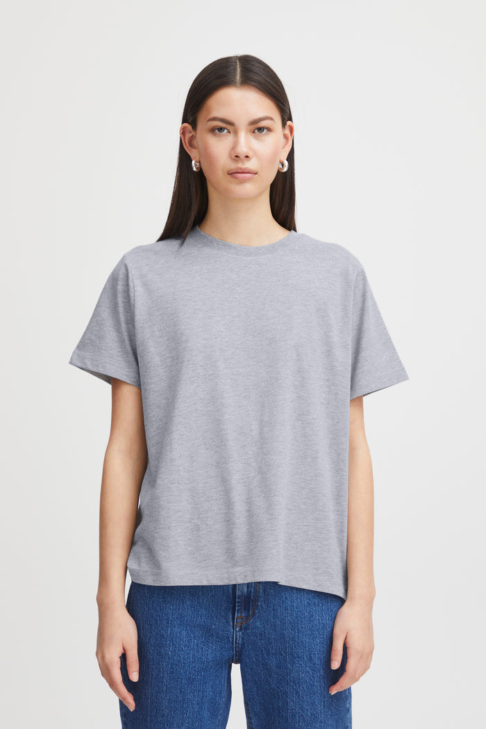 PALMER LOOSE T-SHIRT (GREY MELANGE)
