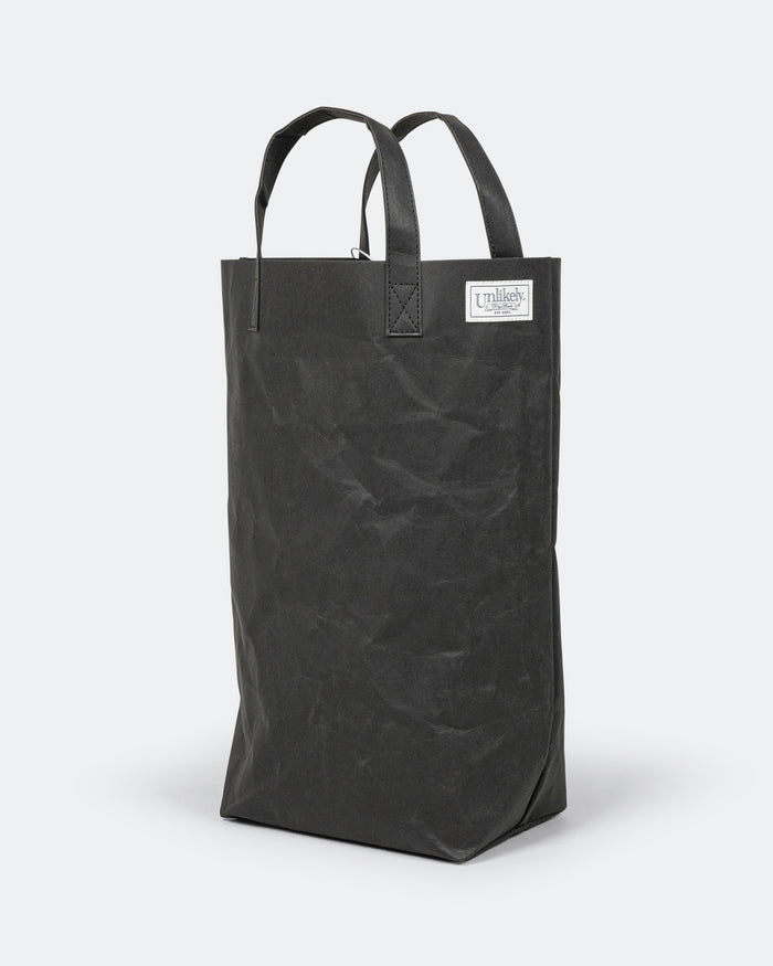 "Paper" Shopping Bag L - Black