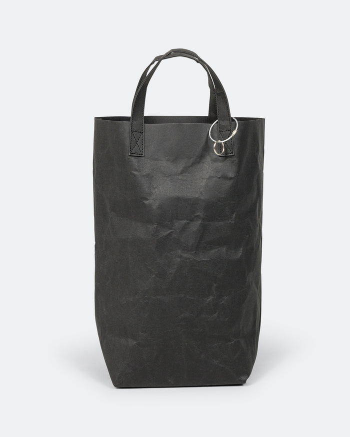 "Paper" Shopping Bag L - Black