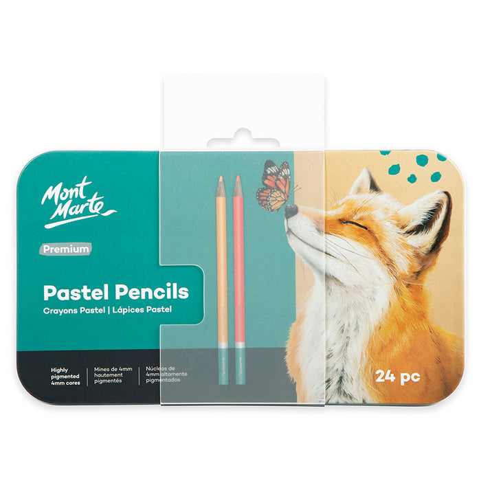 Pastel Pencils 24pc in Tin