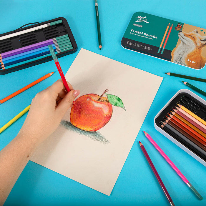 Pastel Pencils 24pc in Tin
