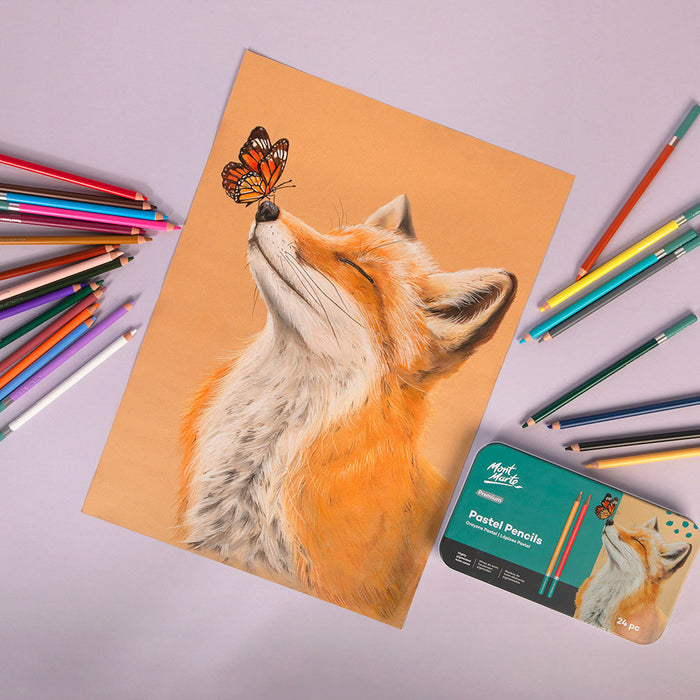 Pastel Pencils 24pc in Tin
