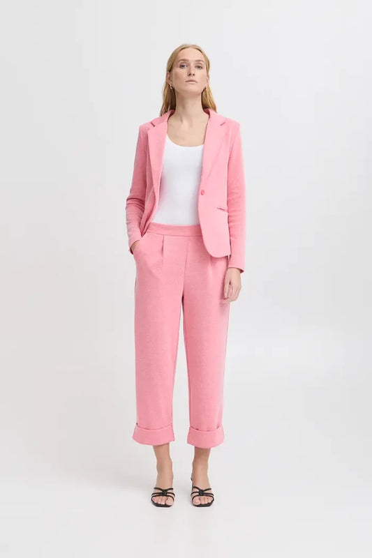 Penny Cropped Pants (Bright Rose)