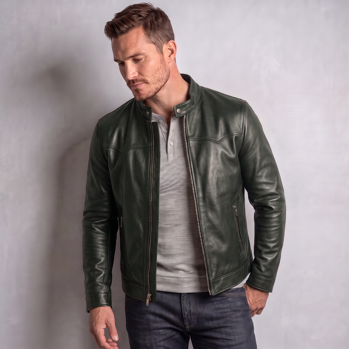 XS / Green / Leather