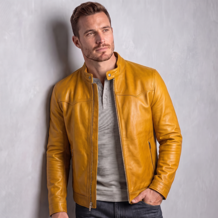 XS / Yellow / Leather