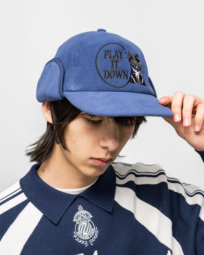 Play It Down Trapper Hat - Blue