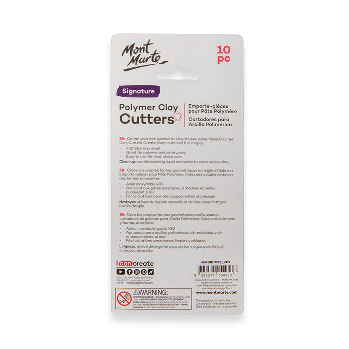 Polymer Clay Cutters Signature 10pc