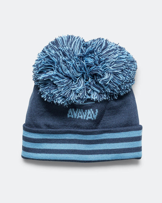 Pom Pom Beanie x AVAVAV - Night Marine/Light Blue